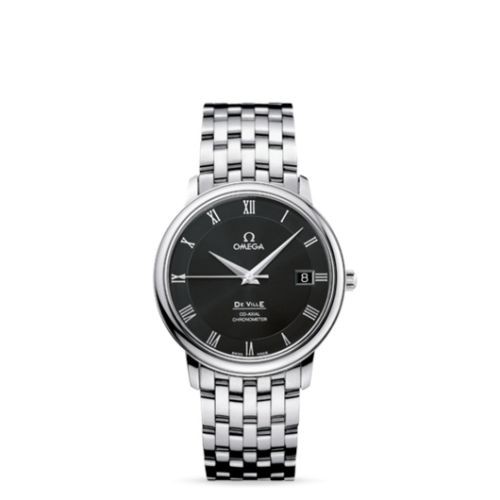 Omega De Ville Prestige Co-Axial 36.5 Stainless Steel / Black / Bracelet